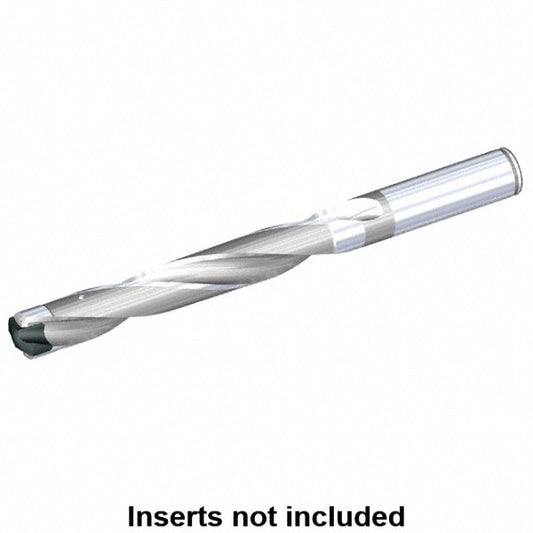 Kennametal 1798205 Replaceable-Tip Drill 14.29 to 14.5 mm Dia, 100.01 mm Max Depth, 19.05 mm Straight-Cylindrical Shank
