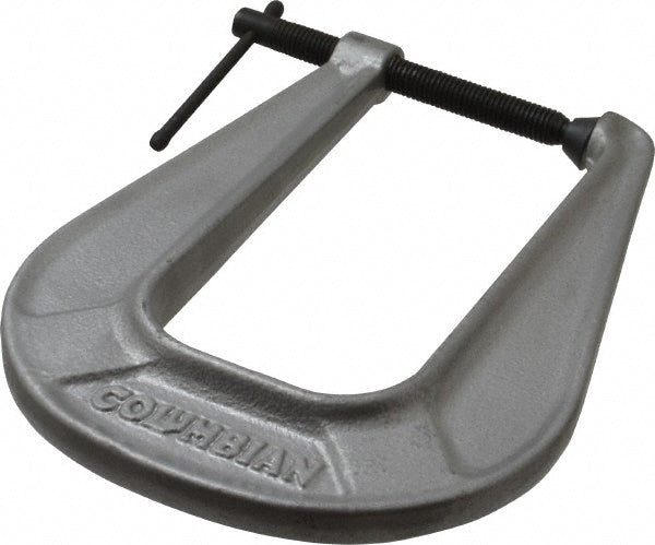 Wilton 42460 C-Clamp 2-1/2" Max Opening, 6-1/4" Throat Depth, Light-Duty, Ductile Iron Body