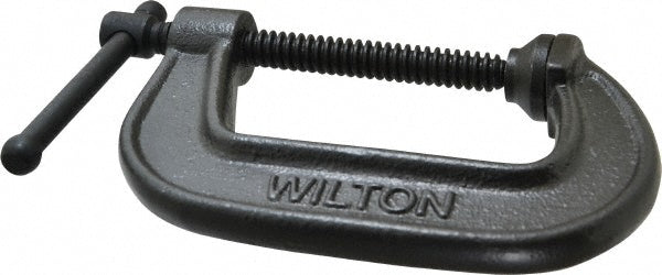 Wilton 22002 C-Clamp 3" Max Opening, 1-7/8" Throat Depth, Light-Duty, Ductile Iron Body