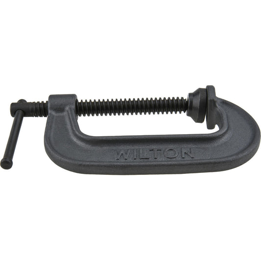 Wilton 22003 C-Clamp 4" Max Opening, 2-1/16" Throat Depth, Light-Duty, Ductile Iron Body
