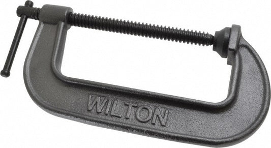 Wilton 22005 C-Clamp 6" Max Opening, 2-3/4" Throat Depth, Light-Duty, Ductile Iron Body