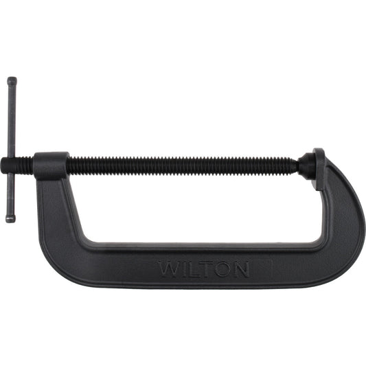 Wilton 22007 C-Clamp 10" Max Opening, 3-5/8" Throat Depth, Light-Duty, Ductile Iron Body