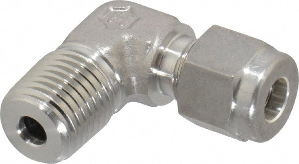Ham-Let 3002180 Compression Tube Male Elbow 1/4" Thread, Compression x MNPT