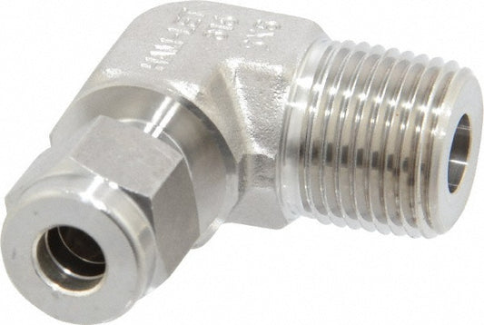 Ham-Let 3002181 Compression Tube Male Elbow 3/8" Thread, Compression x MNPT