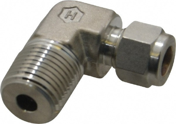 Ham-Let 3002190 Compression Tube Male Elbow 1/2" Thread, Compression x MNPT