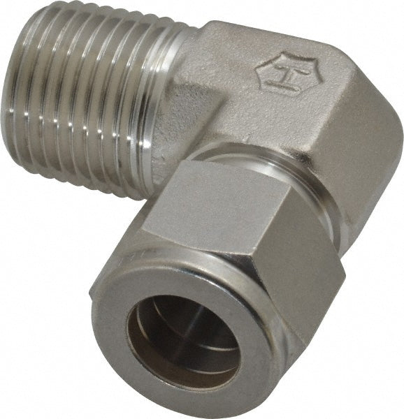 Ham-Let 3002195 Compression Tube Male Elbow 1/2" Thread, Compression x MNPT