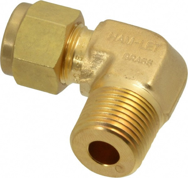 Ham-Let 3102313 Compression Tube Male Elbow 3/8" Thread, Compression x MNPT