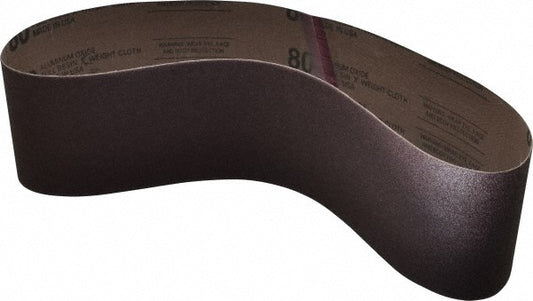 Tru-Maxx 7275 Abrasive Belt 4" Wide, 36" Long, 80 Grit, Aluminum Oxide