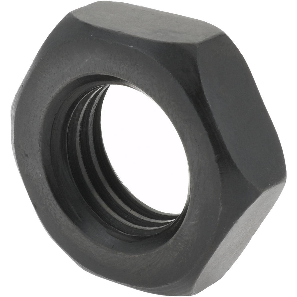 Gibraltar 42209G Jam Nut 1-8, Grade 2 Alloy Steel, Black Oxide Finish