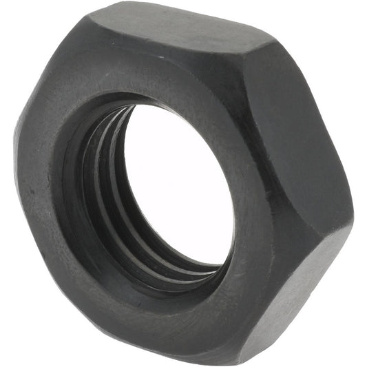 Gibraltar 42209G Jam Nut 1-8, Grade 2 Alloy Steel, Black Oxide Finish