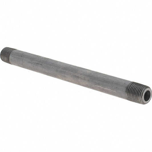 Anvil 0330501602 Black Pipe Nipple 1/8" Dia x 4-1/2" Long, Schedule 80