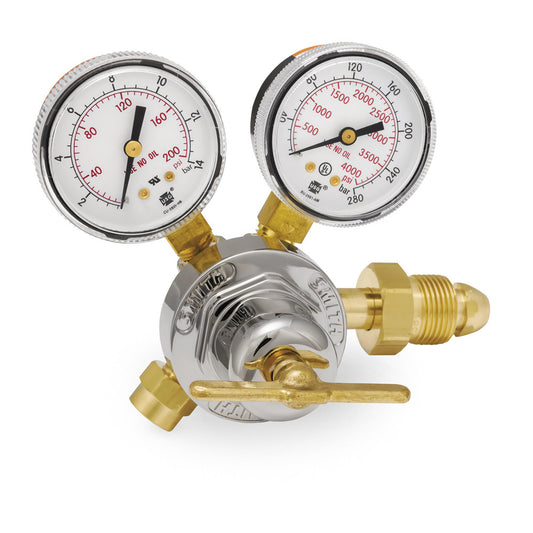Smith/Miller 30-150-580 580 CGA Inlet Connection, Female Fitting, 150 Max psi, Argon & Nitrogen Welding Regulator