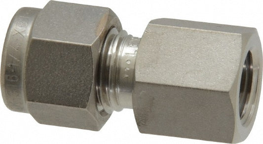 Ham-Let 3001788 Compression Tube Connector 1/8" Thread, Compression x FNPT