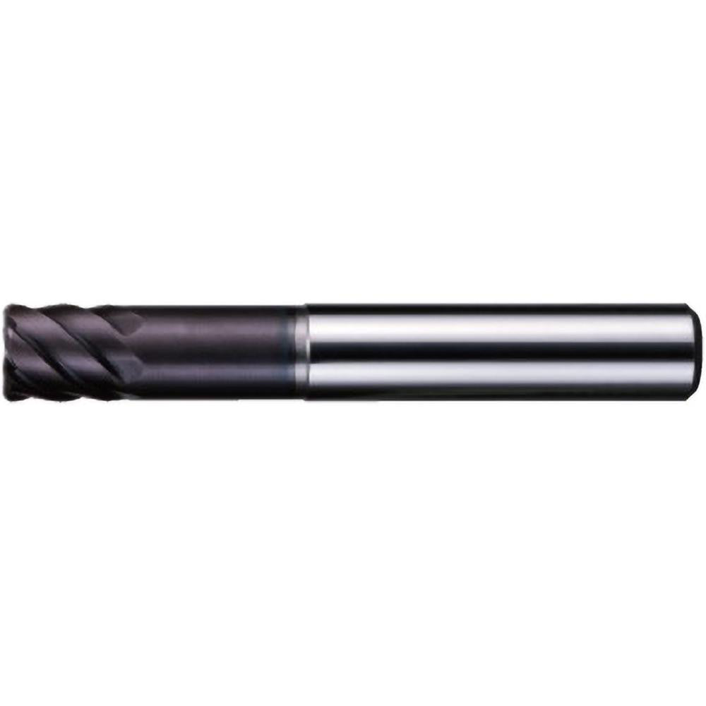 Mitsubishi 905889 Corner Radius End Mill 6 mm Dia, 6.00 mm LOC, 0.30 mm Radius, 6 Flute, Solid Carbide
