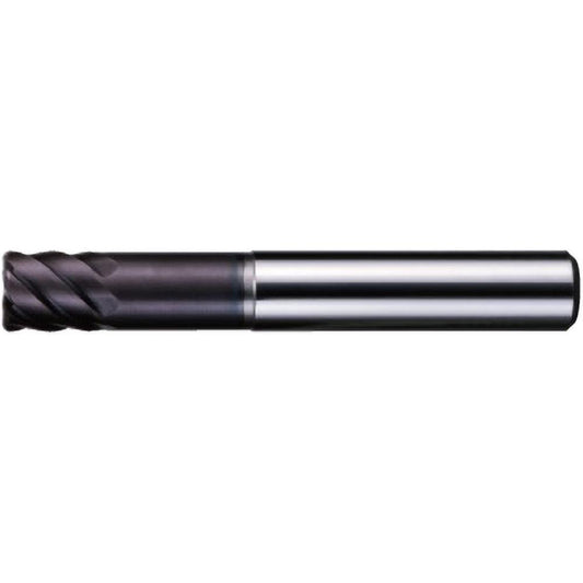 Mitsubishi 905889 Corner Radius End Mill 6 mm Dia, 6.00 mm LOC, 0.30 mm Radius, 6 Flute, Solid Carbide