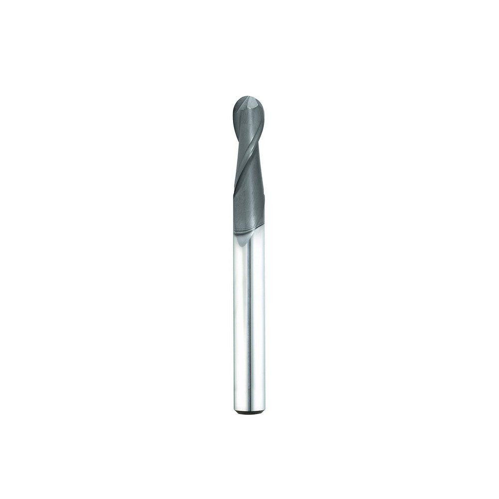 Seco 17005035 Ball End Mill 1/8" Dia, 1/2" LOC, 2 Flute, Solid Carbide