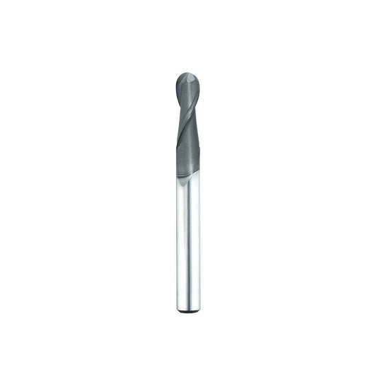 Seco 17005035 Ball End Mill 1/8" Dia, 1/2" LOC, 2 Flute, Solid Carbide