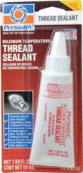 Permatex 56750 Threadlocker White, Paste, 50 mL, Tube