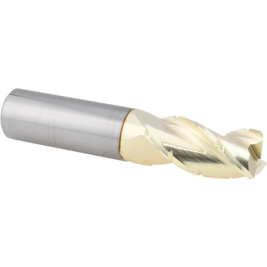 Accupro 95171857 Roughing & Finishing End Mill 1" Dia, 3 Flutes, Square End, Chipbreaker, Solid Carbide