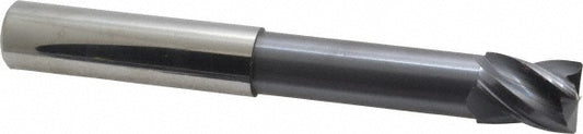 Accupro 95168586 Corner Chamfer End Mill 3/4" Dia, 1" LOC, 4 Flute, 0.0200" Chamfer Width, Solid Carbide