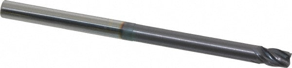 Accupro 95168478 Corner Chamfer End Mill 1/4" Dia, 3/8" LOC, 4 Flute, 0.0100" Chamfer Width, Solid Carbide