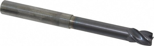 Accupro 95168540 Corner Chamfer End Mill 3/8" Dia, 1/2" LOC, 4 Flute, 0.0150" Chamfer Width, Solid Carbide