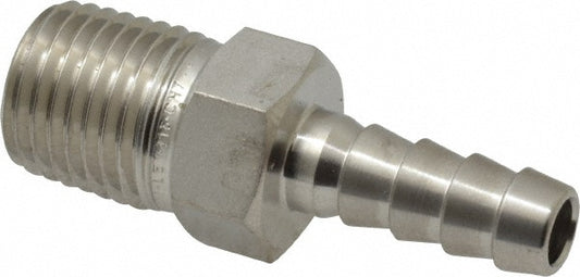 Ham-Let 3001299 Pipe Hose Connector 1/4" Fitting, 316 Stainless Steel