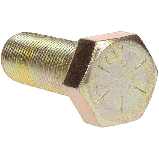 HHCS Made In USA 39472 Hex Head Cap Screw 3/4-16 x 2", Grade 8 Steel, Zinc Yellow Dichromate Finish