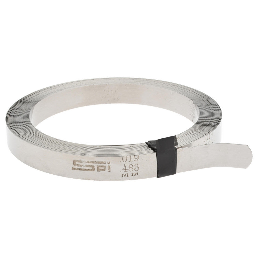 SPI 91-436-6 Feeler Stock Roll 0.019" Thick, 1/2" Wide, 25' Long, High Carbon Steel