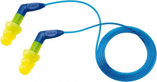 3M 7000127188 Earplug 27dB, Foam, Flanged, Push-In Stem, Corded