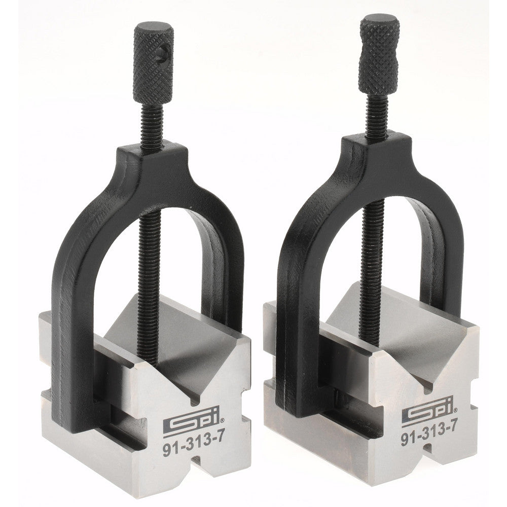 SPI 91-313-7 V-Block 1-3/32" Max Capacity, 90&deg V Angle