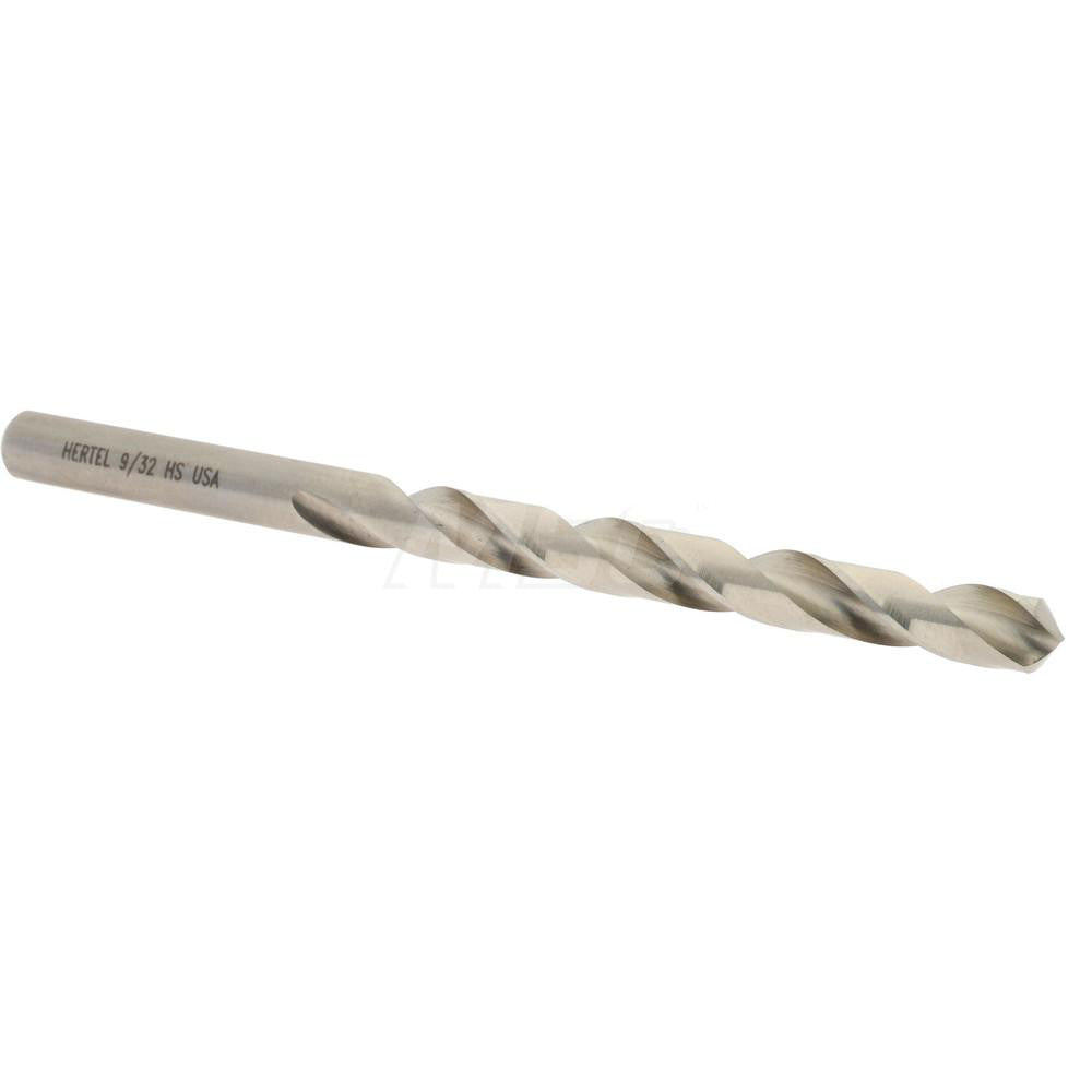 Hertel 85703494 Jobber Length Drill Bit 9/32" Dia, 118 &deg, High Speed Steel