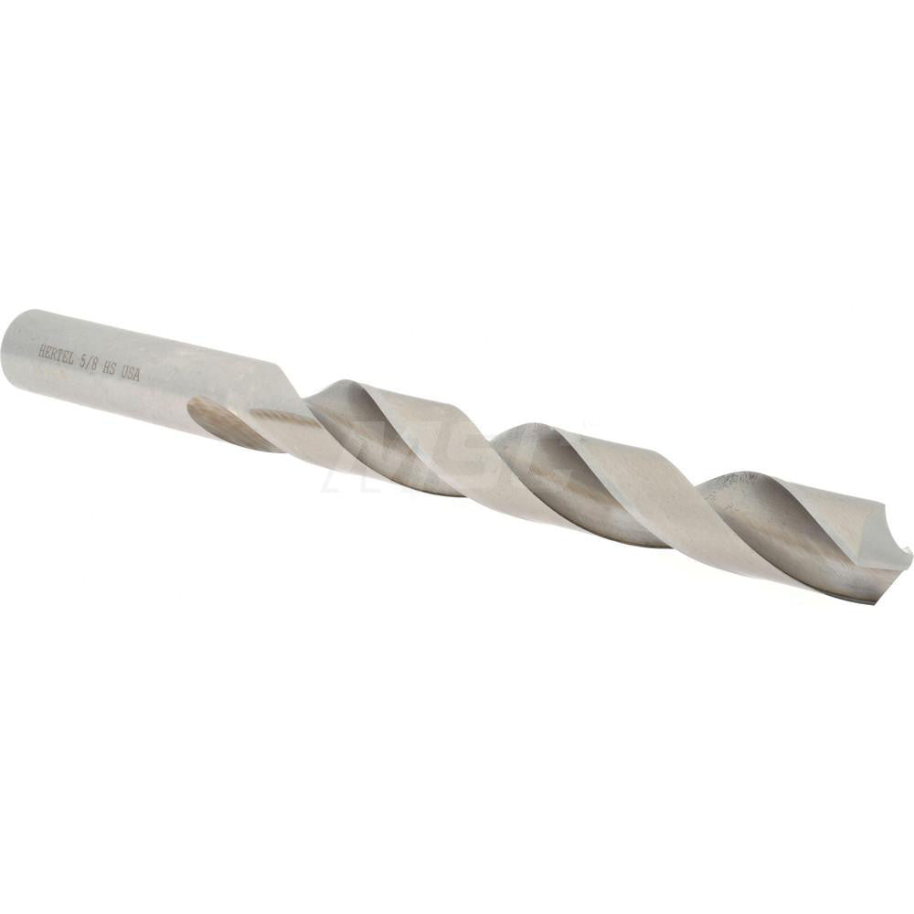 Hertel 85703718 Jobber Length Drill Bit 5/8" Dia, 118 &deg, High Speed Steel