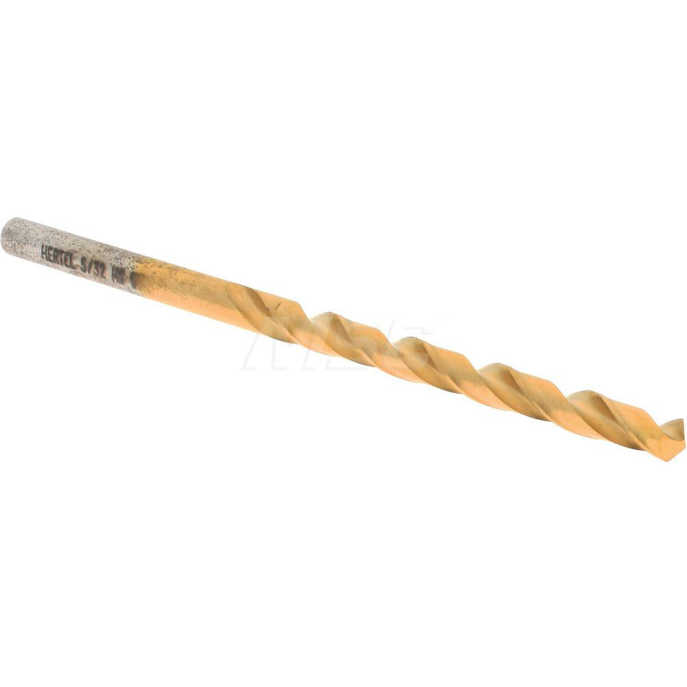 Hertel 85704443 Jobber Length Drill Bit 5/32" Dia, 118 &deg, High Speed Steel