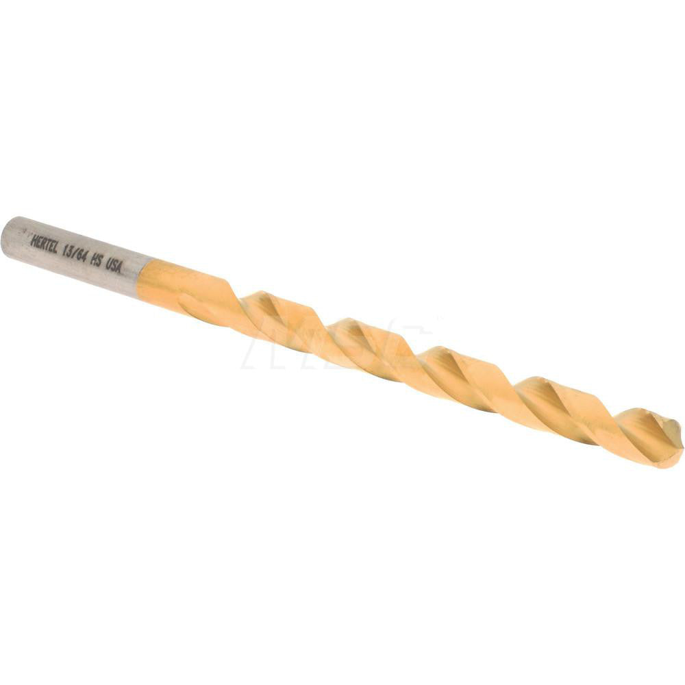 Hertel 85704476 Jobber Length Drill Bit 13/64" Dia, 118 &deg, High Speed Steel