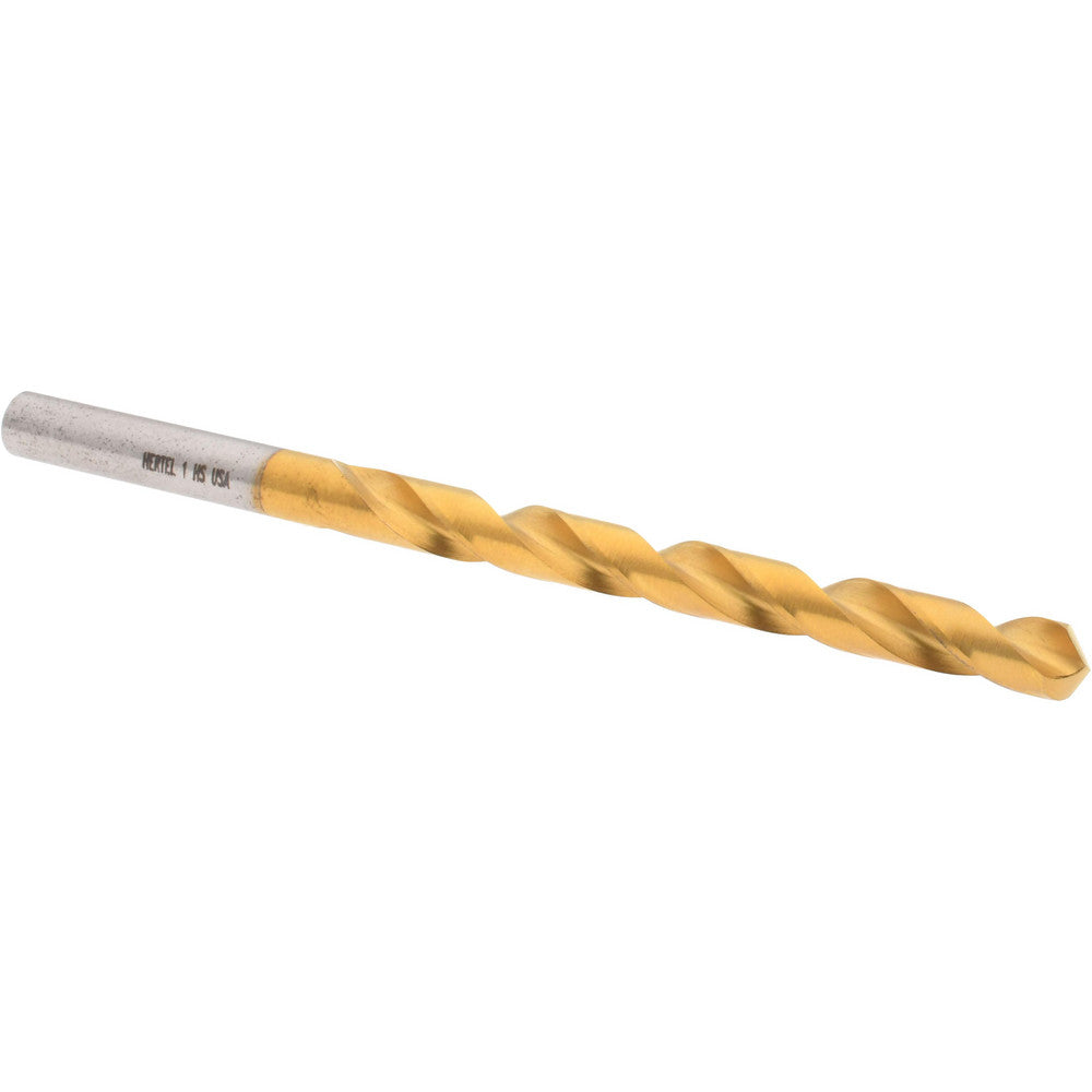 Hertel 85707230 Jobber Length Drill Bit #1, 118 &deg, High Speed Steel