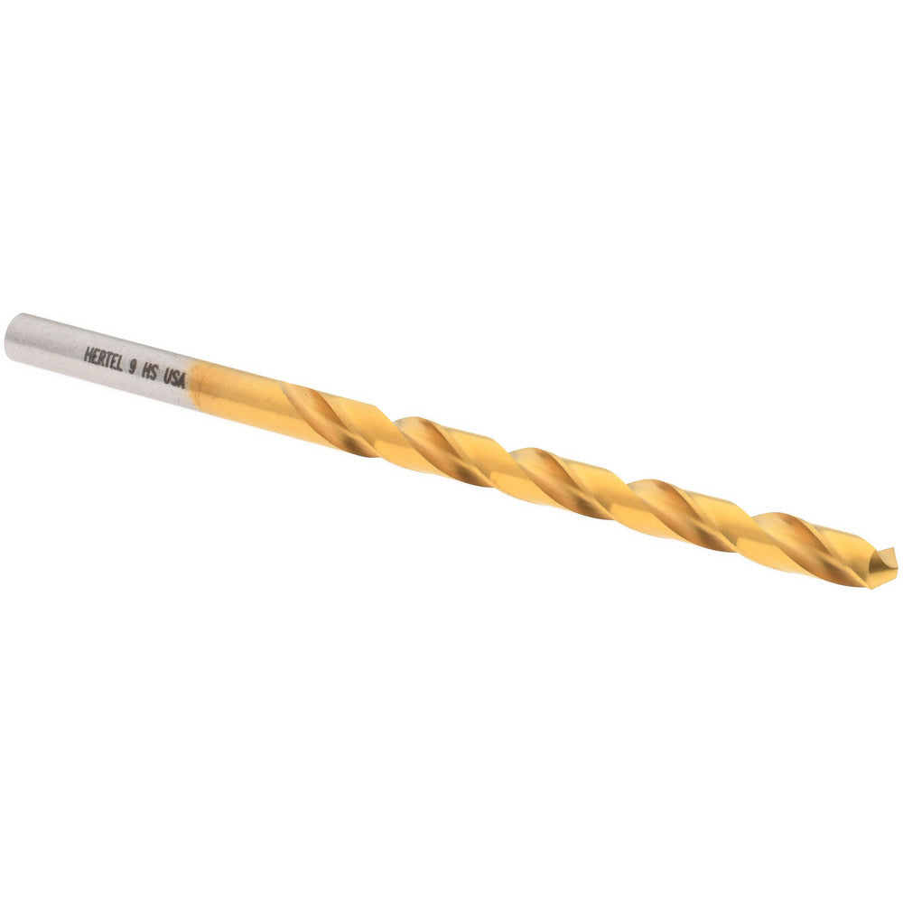 Hertel 85707313 Jobber Length Drill Bit #9, 118 &deg, High Speed Steel