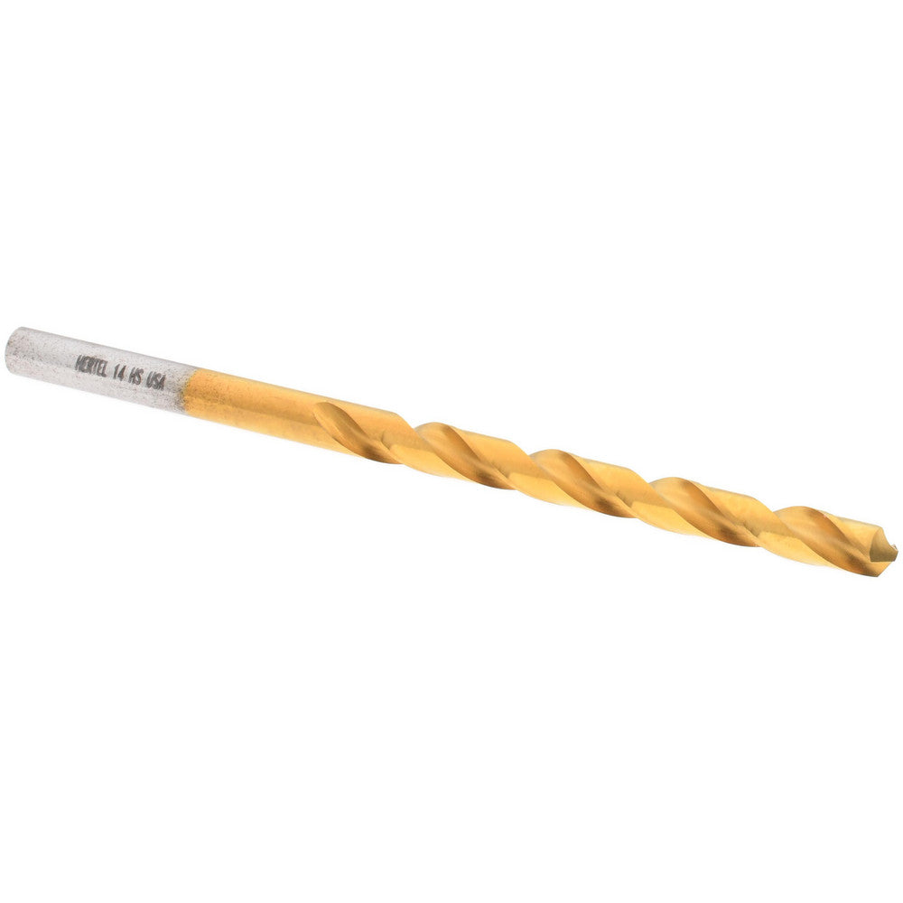 Hertel 85707362 Jobber Length Drill Bit #14, 118 &deg, High Speed Steel