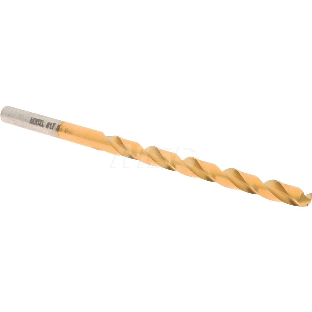 Hertel 85707396 Jobber Length Drill Bit #17, 118 &deg, High Speed Steel