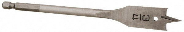 Mag-Bit 7921216 3/4", 1/4" Straight Shank, Bright Finish, Steel, Spade Blade Drill Bit