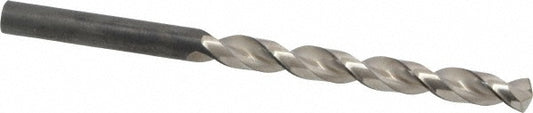 Guhring 9005490075400 Jobber Drill 19/64" Dia, 130 deg Point, High Speed Steel