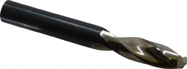 Guhring 9005520111100 Screw Machine Length Drill Bit 7/16" Dia, 130 deg Point, High-Speed Steel
