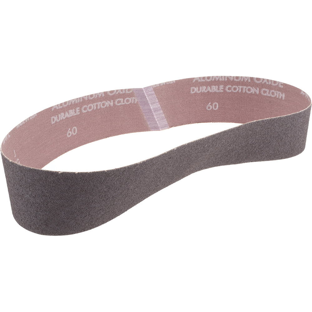 Norton 78072774447 Abrasive Belt 2" Wide, 30" Long, 60 Grit, Aluminum Oxide