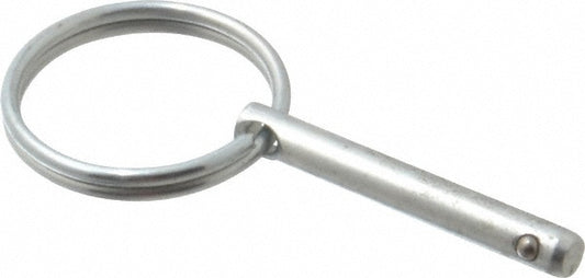 Gibraltar mqr-1007 3/16" Pin Dia, 1-3/16" Long, Zinc Plated Steel Ball Lock Hitch Pin