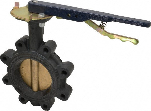 NIBCO NLG100H Manual Lug Butterfly Valve 4" Pipe, Lever Handle