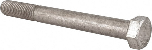 Value Collection R80826832 Hex Head Cap Screw 3/4-10, 7" Length Under Head, Grade 18-8 Stainless Steel, Bright/Uncoated Finish