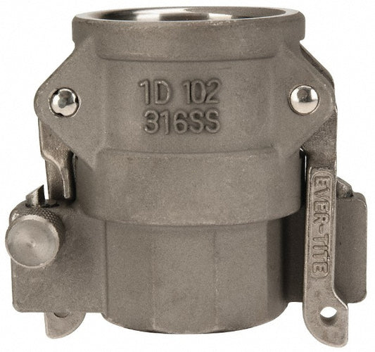 EVER-TITE Coupling Products 310DLHSS102 Cam & Groove Coupling 1", Lock-On Thread