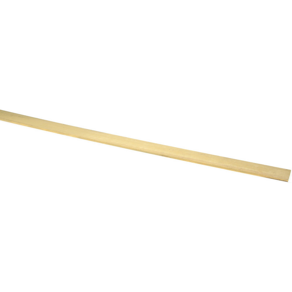 Value Collection CUREC009453 1 Inch Wide x 1/8 Inch Thick x 36 Inch Long, Brass Rectangular Bar
