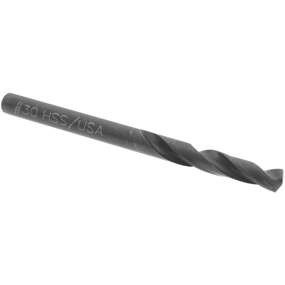 Titan USA CD30230 Screw Machine Length Drill Bit #30 (0.1285) Dia, 135 deg, HSS