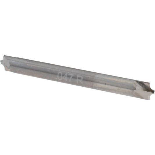 Harvey Tool 46047 Corner Rounding End Mill 3/64" Radius, 3/16" Dia, 2 Flutes, Solid Carbide